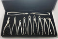 11-Piece Dental Extraction Forceps Kit – Stainless Steel Professional Instruments | Includes Forceps #51, 67A, 17, 13, 18, 22, 1, 6C, 76S, F301 & Ronguer Blument 15 cm