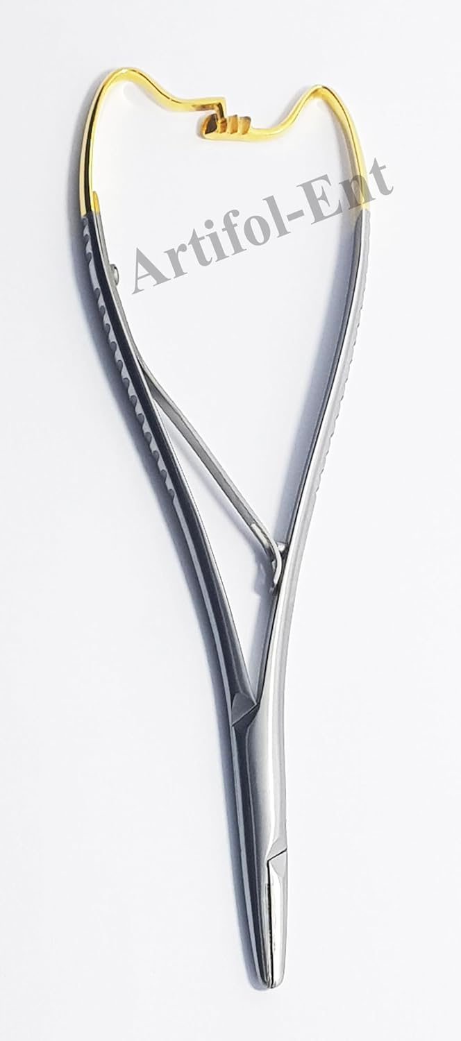 TC Mathieu Needle Holder Driver 17 cm (7") – Tungsten Carbide Inserts Surgical Dental Orthodontic Plier | Stainless Steel | 2 Pcs #‎132910168