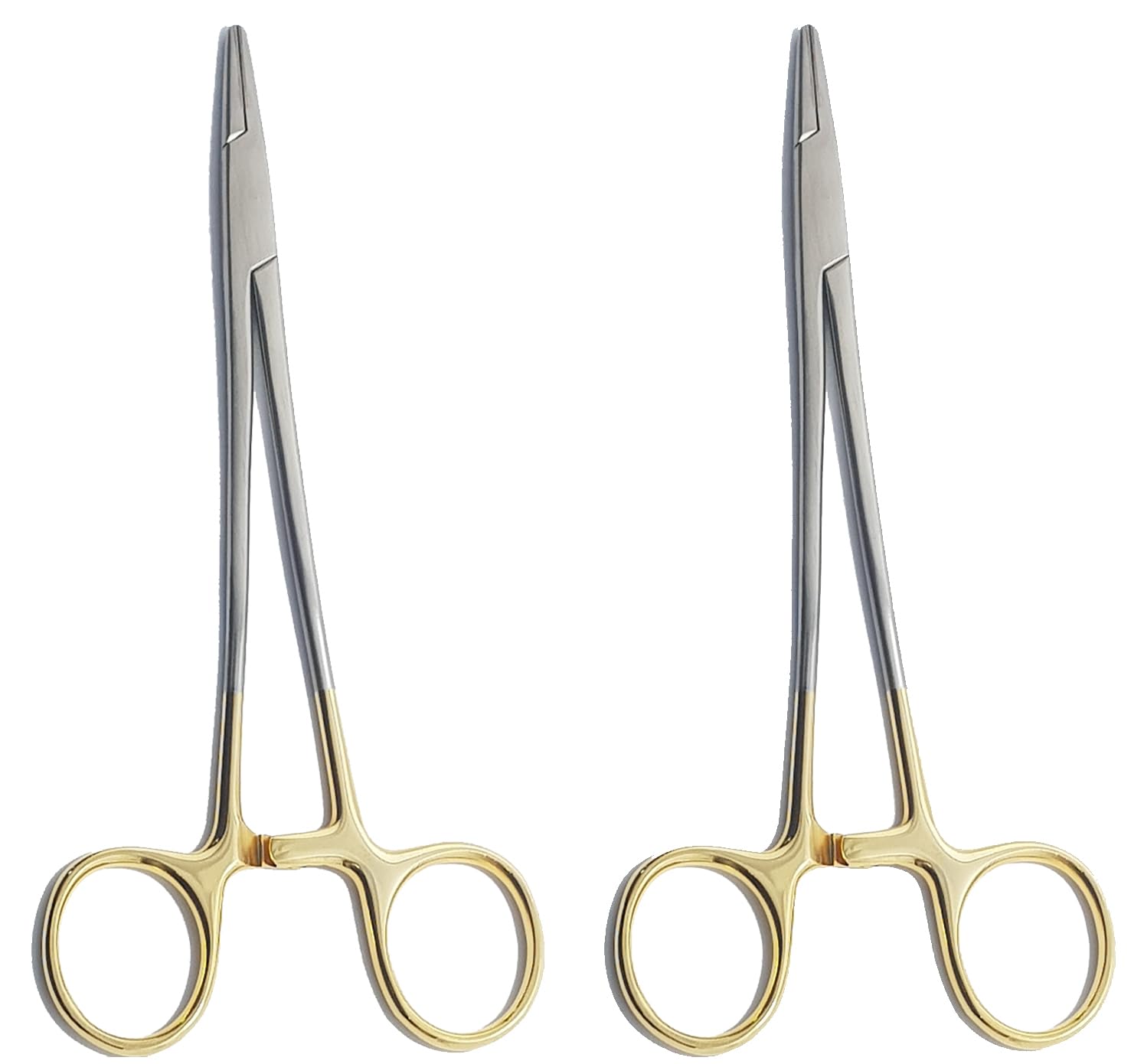 TC DeBakey Mayo Hegar Delicate Needle Holder 18 cm (7") – Tungsten Carbide Inserts | Atraumatic Precision Suturing Instrument | Stainless Steel | 2 Pcs #132910103