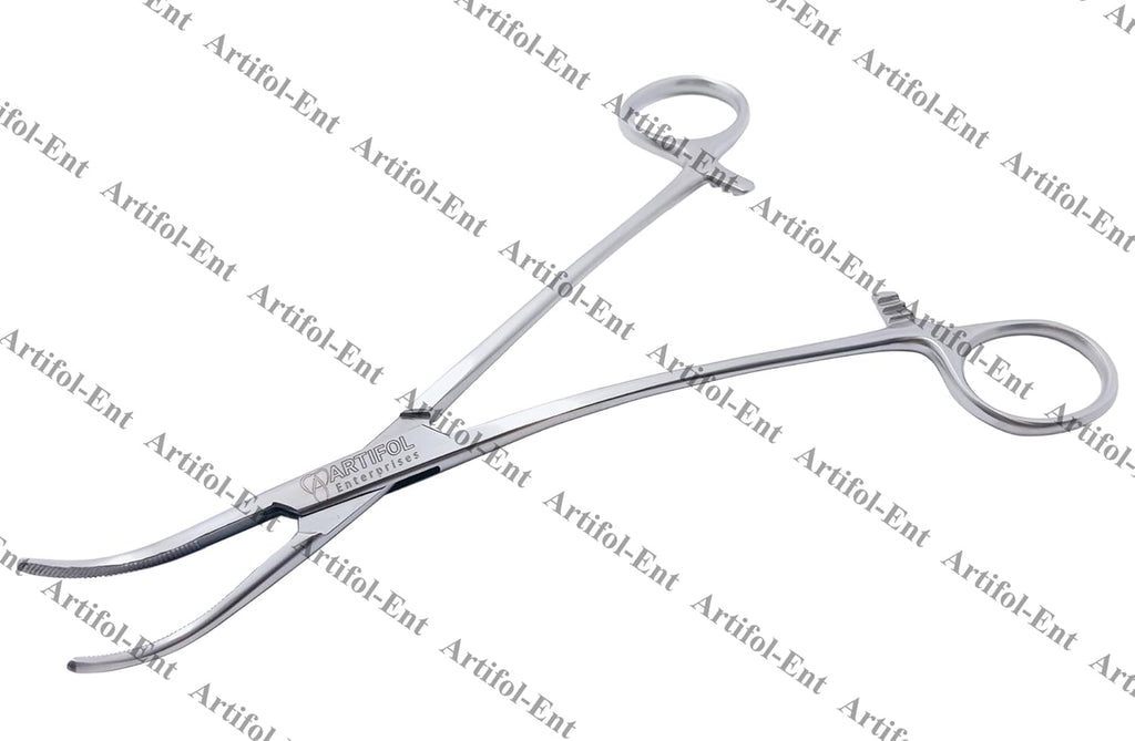 Overholt Artery Forceps – 18.5 cm Curved | 3 Pcs Set | Stainless Steel | Autoclavable #115910176