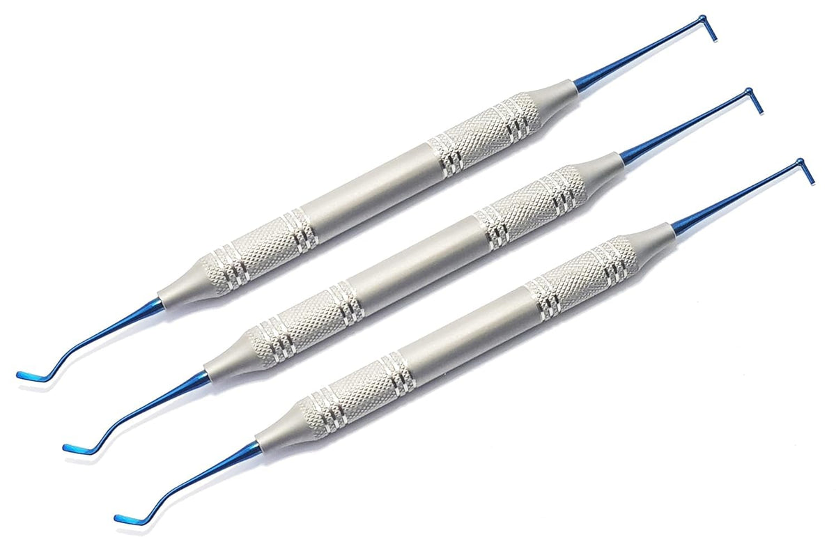 Strumento per otturazione retrograda apicale sinistra – Blue Point | Strumento endodontico per otturazione retrograda di cavità #MRFL