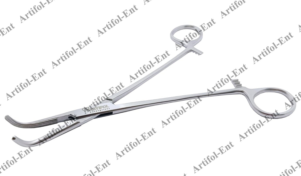 LAHEY Gall Duct Clamps – 19 cm Curved | 3 Pcs Set | Stainless Steel | Precision Bile Duct Management #115910261