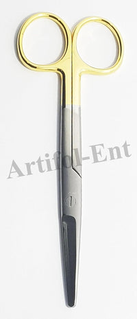 Ciseaux Mayo droits TC 14,5 cm – 2 pièces | Tranchants en carbure de tungstène | Ciseaux chirurgicaux en acier inoxydable #113910601