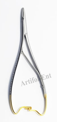 TC Mathieu Needle Holder Driver 17 cm (7") – Tungsten Carbide Inserts Surgical Dental Orthodontic Plier | Stainless Steel | 2 Pcs #‎132910168