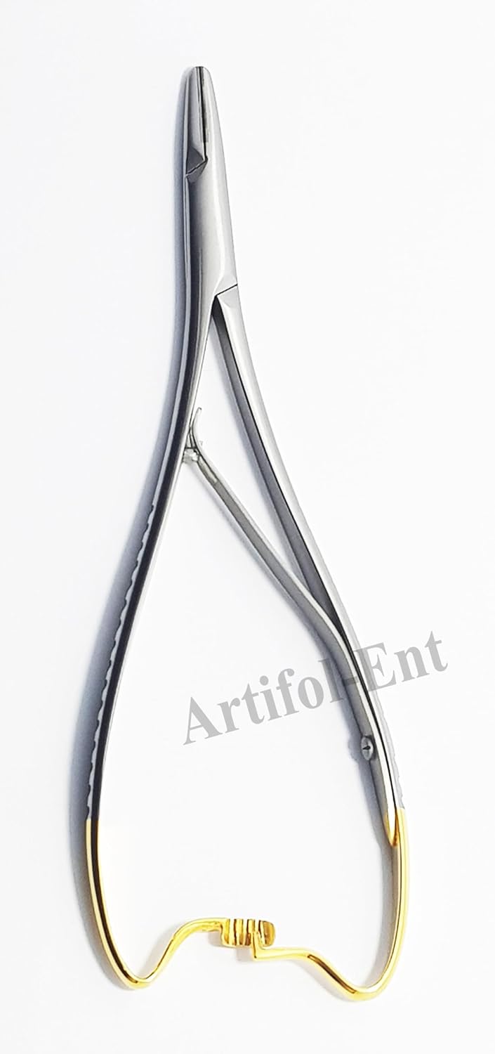 TC Mathieu Needle Holder Driver 17 cm (7") – Tungsten Carbide Inserts Surgical Dental Orthodontic Plier | Stainless Steel | 2 Pcs #‎132910168