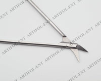 Ciseaux vasculaires et techniques Elite Hegemann-Diethrich – 19 cm | Angulés à 25° | Acier inoxydable professionnel  #113910257