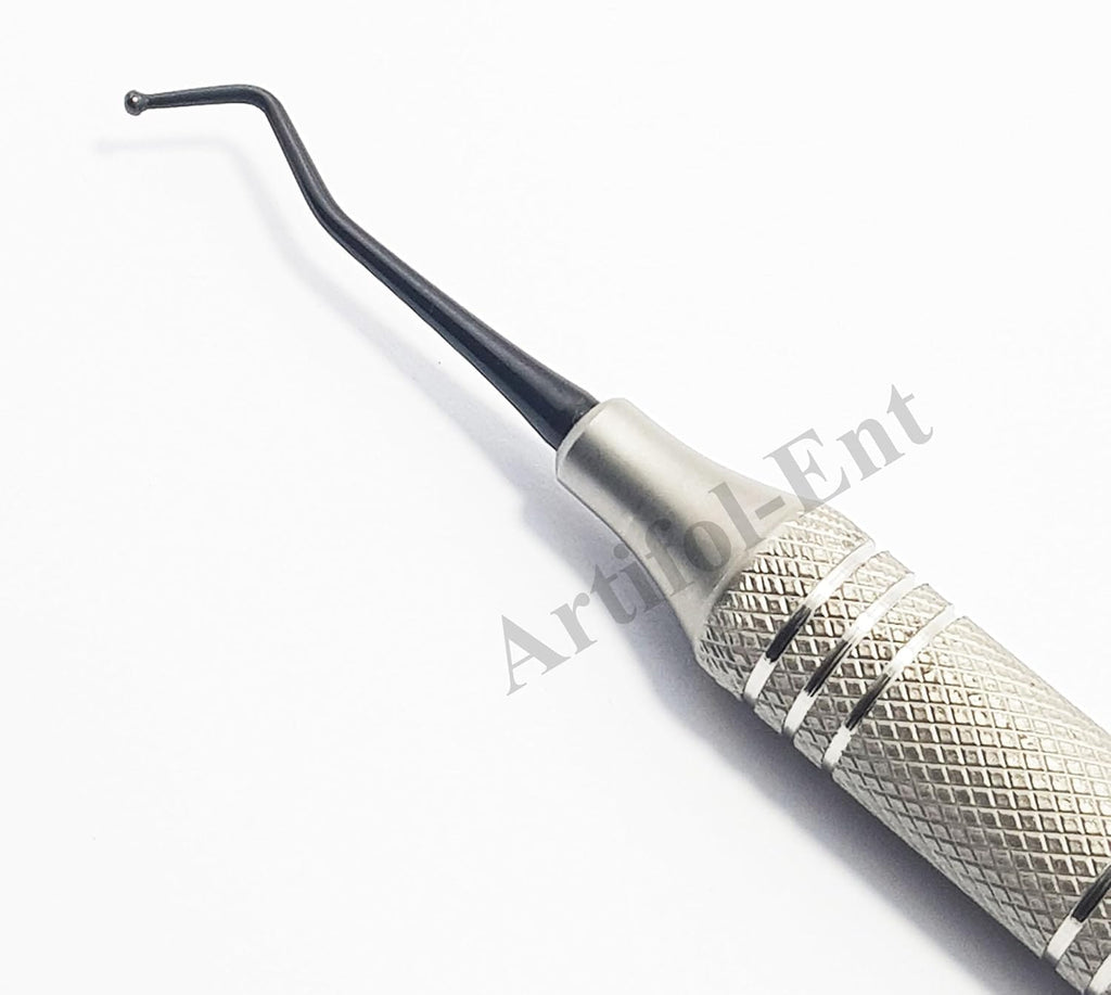 Large Placing/Condensing Composite Filling Instrument Set – 3-Piece Dental Kit | Titanium Black-Coated Tips, Non-Stick Finish, Ergonomic Hollow Handles #TNCIPCL