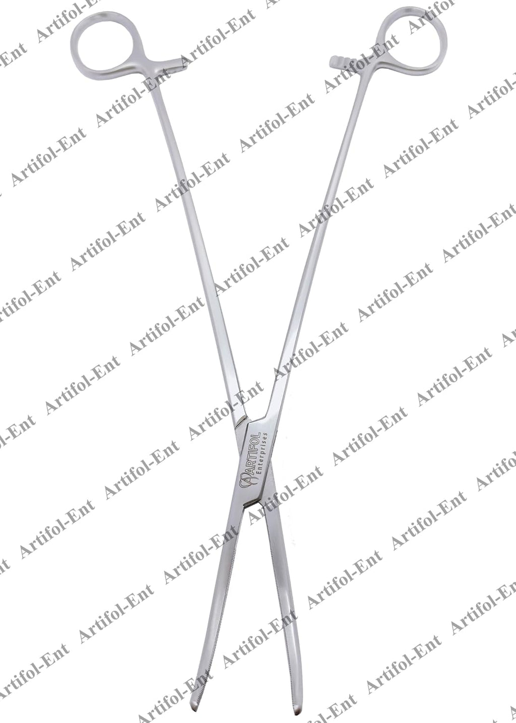 Overholt Geissendoerfer Arterienklemme – 27 cm gebogen | 3-teiliges Set | Edelstahl | Autoklavierbar #115910172
