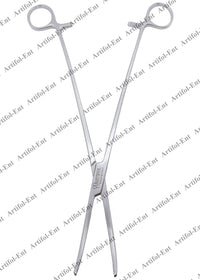 Overholt Geissendoerfer Arterienklemme – 27 cm gebogen | 3-teiliges Set | Edelstahl | Autoklavierbar #115910172
