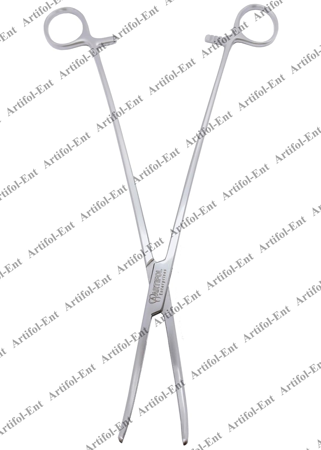 Overholt Geissendoerfer Arterienklemme – 27 cm gebogen | 3-teiliges Set | Edelstahl | Autoklavierbar #115910172