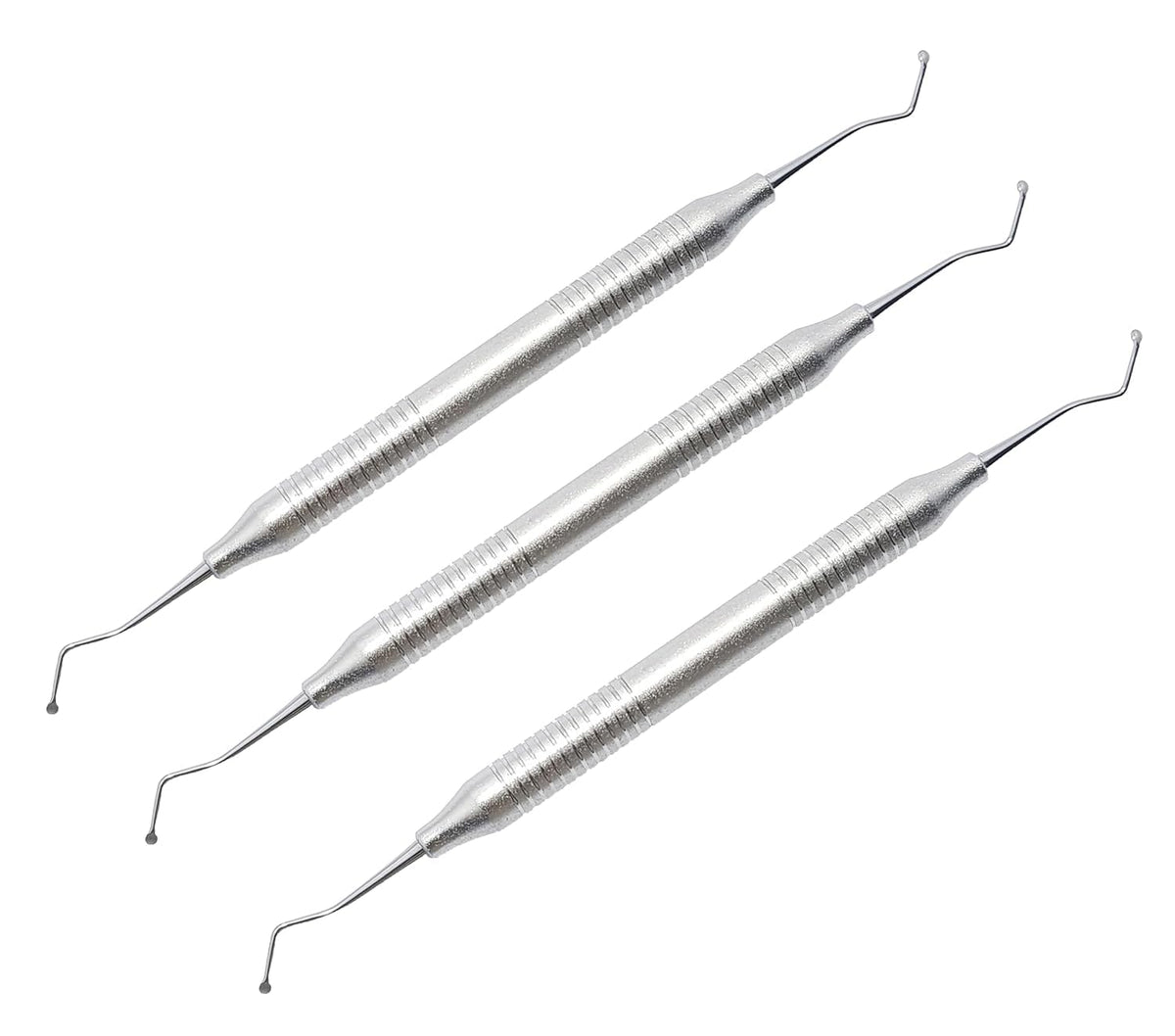 Dental Excavator EXC17 – Double Ended 1.2 mm Spoon | 17 cm Stainless Steel Restorative & Endodontic Instruments | 3-Piece Set #EXC17