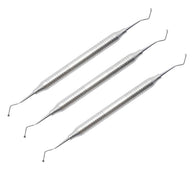 歯科用エクスケーバト EXC17 – 両端スプーン 1.2 mm | 17 cm ステンレス製 充填・根管治療用器具 | 3本組セット #EXC17