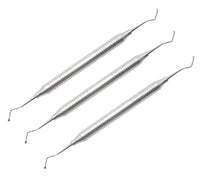 Dental Excavator EXC17 – Double Ended 1.2 mm Spoon | 17 cm Stainless Steel Restorative & Endodontic Instruments | 3-Piece Set #EXC17
