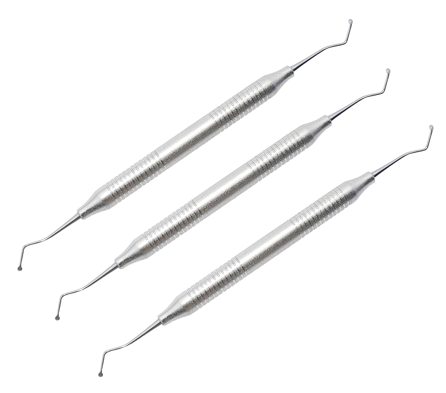 Dental Excavator EXC17 – Double Ended 1.2 mm Spoon | 17 cm Stainless Steel Restorative & Endodontic Instruments | 3-Piece Set #EXC17