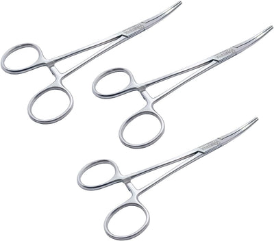 Pinza per arteria Bainebridge – 15 cm curva | Set da 3 pezzi | Acciaio inossidabile | Autoclavabile #115910202