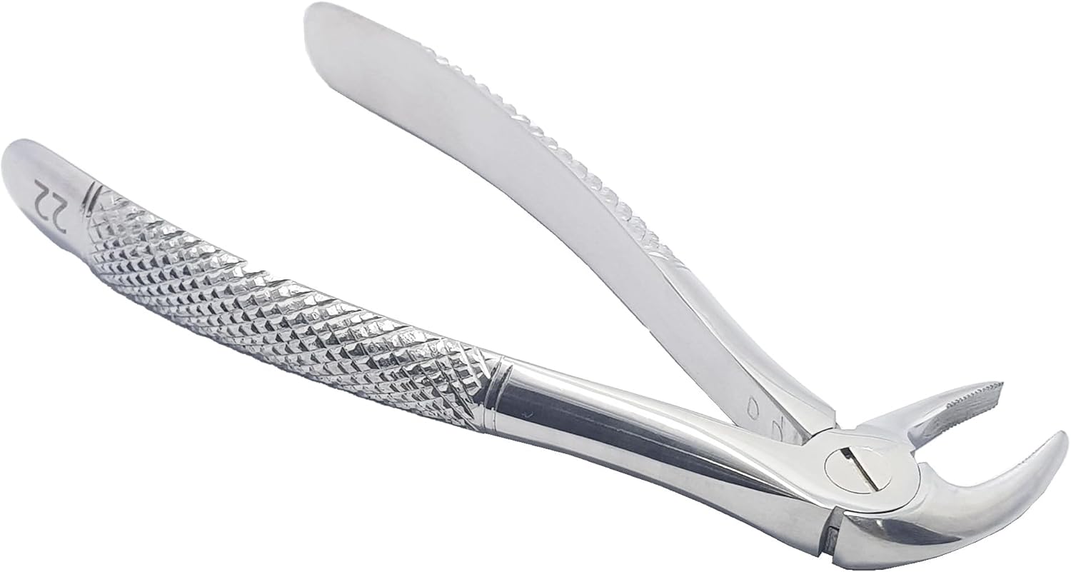 Lower Molars Extraction Forceps | Extraction Forceps for Removing Lower Molar Teeth | Premium Stainless Steel Instruments | Reusable & Autoclavable Tools for Extraction # 22# FX22