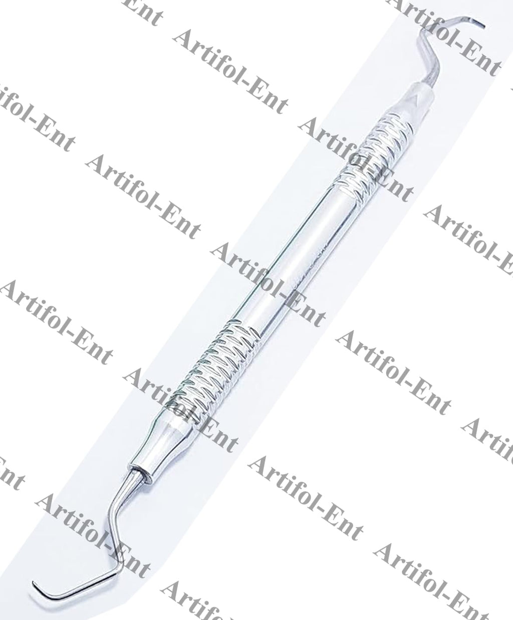 Set di curette Gracey – 3 pezzi misura 9/10 | Strumenti parodontali a doppia estremità | Manici in alluminio argentato #GR910