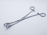 Foerster Ballenger Sponge Holding Forceps Curved 25 cm (9.75") – Serrated Jaws Surgical Instrument | Precision Medical Forceps | 1 Pc