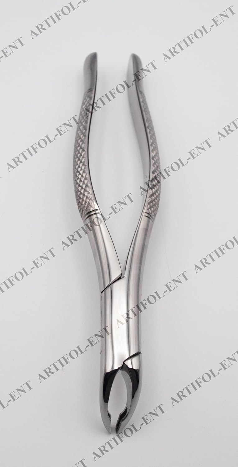 Precision Extraction Forceps – Model 203 | Heavy-Duty Stainless Steel Gripping & Removal Tool | Serrated Jaws, Ergonomic Handles & Durable Construction | Ideal for Crafting & DIY Applications #F203
