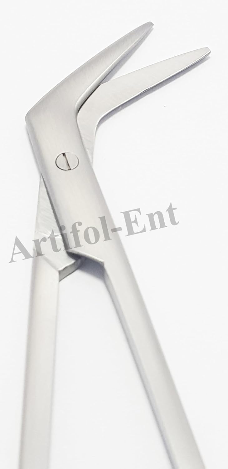 Potts-Smith Vascular Scissors – 16 cm, 60° Angled | 2-Piece Set | Premium Stainless Steel | Reusable & Autoclavable #113910248