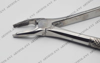 Pince d’extraction de précision de style européen – FX35E | Outil de préhension et d’extraction robuste en acier inoxydable | Mâchoires dentelées puissantes, levier équilibré et construction durable | Idéale pour le travail artisanal #FX35E
