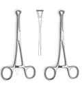 Babcock Tissue Forceps 18 cm (7"), 20 cm (8") & 24 cm (9.5") – Atraumatic Intestinal Tissue Clamp | Stainless Steel Surgical Instruments | 2 Pcs