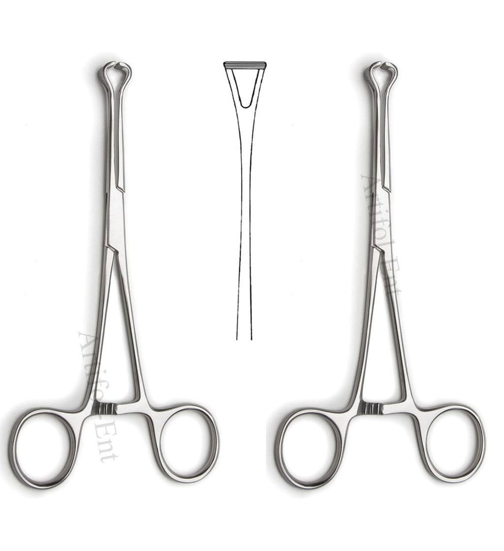 Babcock Forceps Set | 2-Piece Stainless Steel Precision Holding Clamps | Available in 18 cm (7"), 20 cm (8") & 24 cm (9.5") Lengths | Secure Atraumatic Grip, Reusable & Durable Design