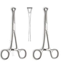 Babcock Forceps Set | 2-Piece Stainless Steel Precision Holding Clamps | Available in 18 cm (7"), 20 cm (8") & 24 cm (9.5") Lengths | Secure Atraumatic Grip, Reusable & Durable Design