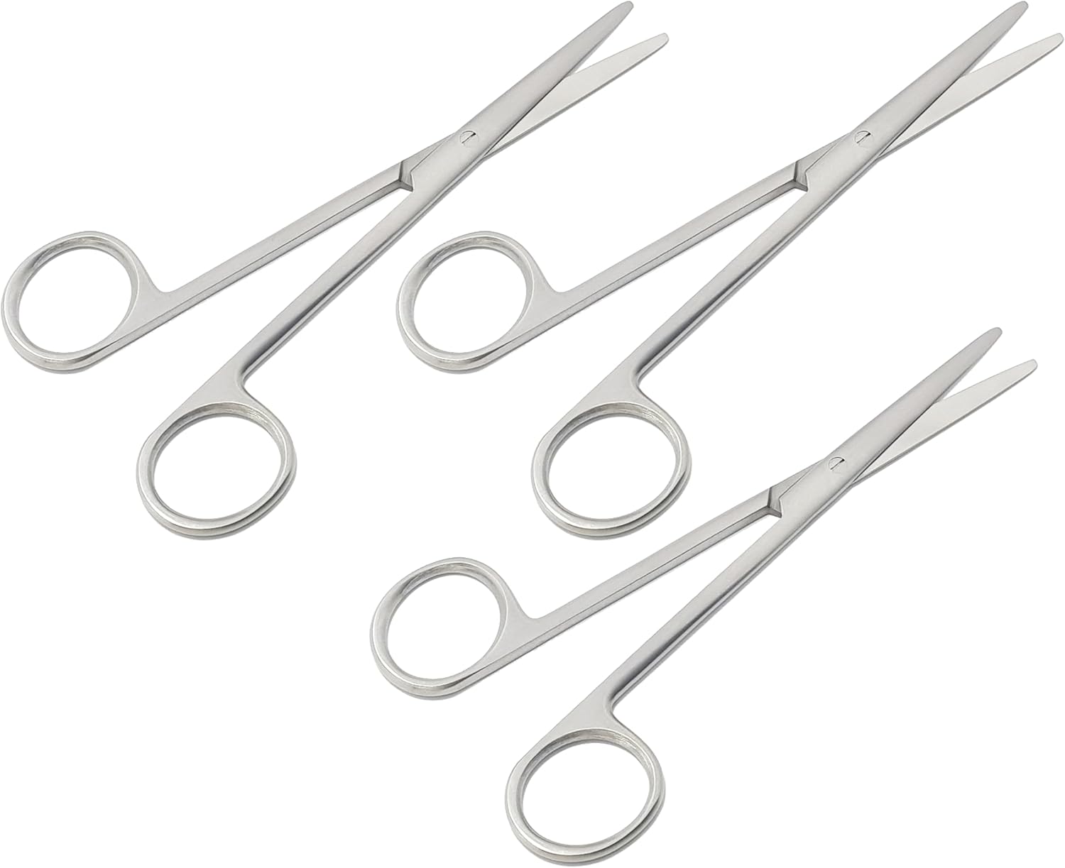 Lexer Premium Surgical Scissors Straight 16 cm – 3 Pcs | Surgical-Grade Stainless Steel | Precision Cutting & Dissection #113910215