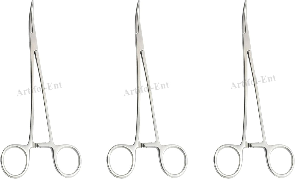 Pinza per arteria Overholt curva – 21,5 cm (3 pezzi) Strumento chirurgico di precisione per una gestione efficace delle arterie | #115910179