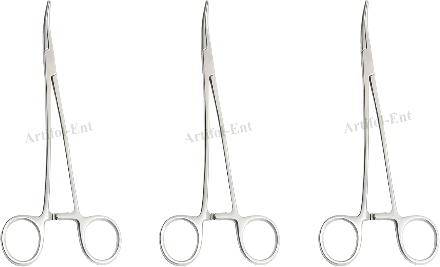 Pinza per arteria Overholt curva – 21,5 cm (3 pezzi) Strumento chirurgico di precisione per una gestione efficace delle arterie | #115910179
