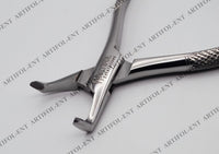 Präzisions-Extraktionszange – Modell 222 | Robustes Greif- und Entfernungsinstrument aus Edelstahl mit gezahnten Backen #F222