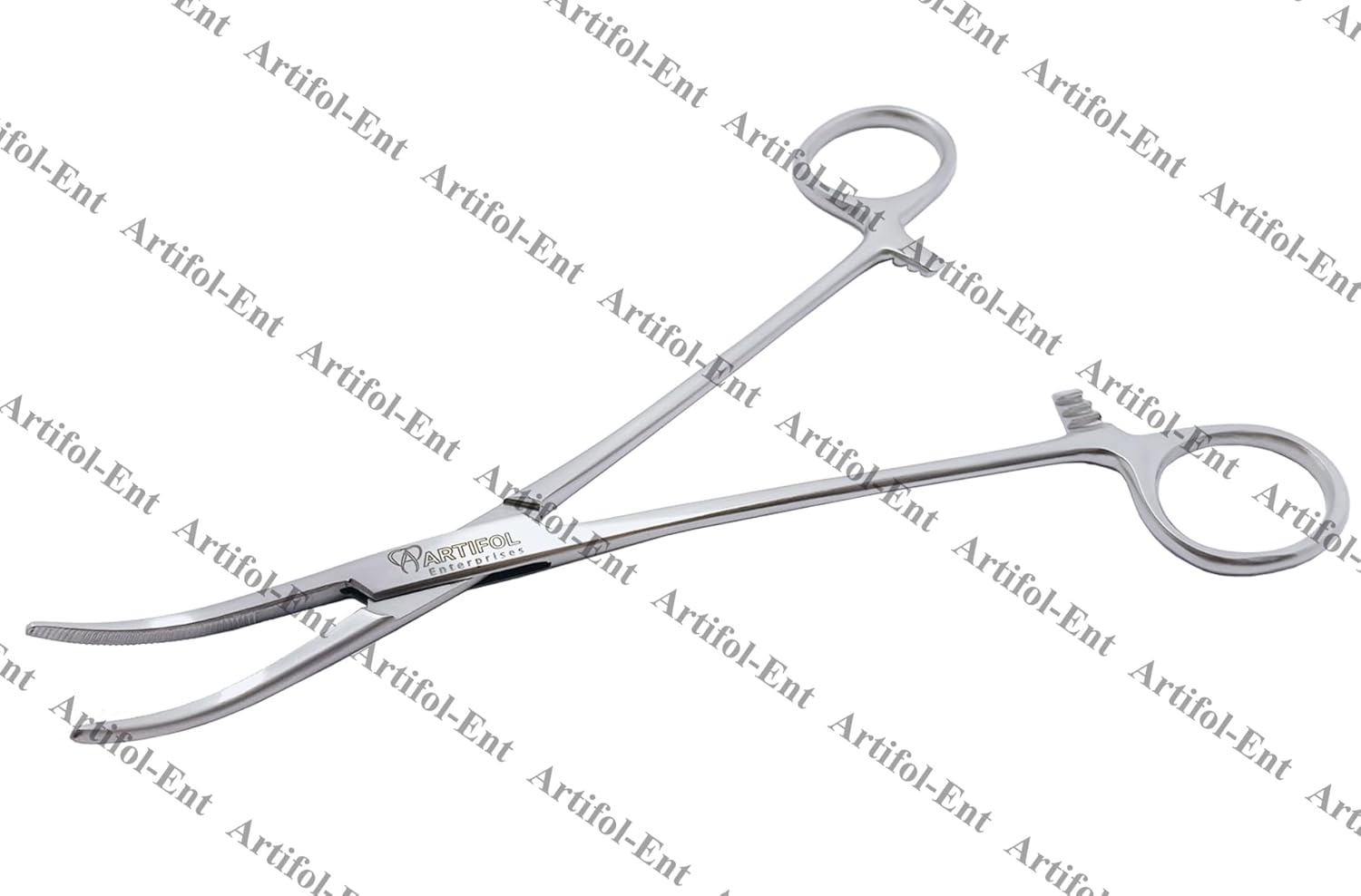 Pinza per arteria Adsson – 18,5 cm curva | Set da 3 pezzi | Acciaio inossidabile | Autoclavabile #115910183