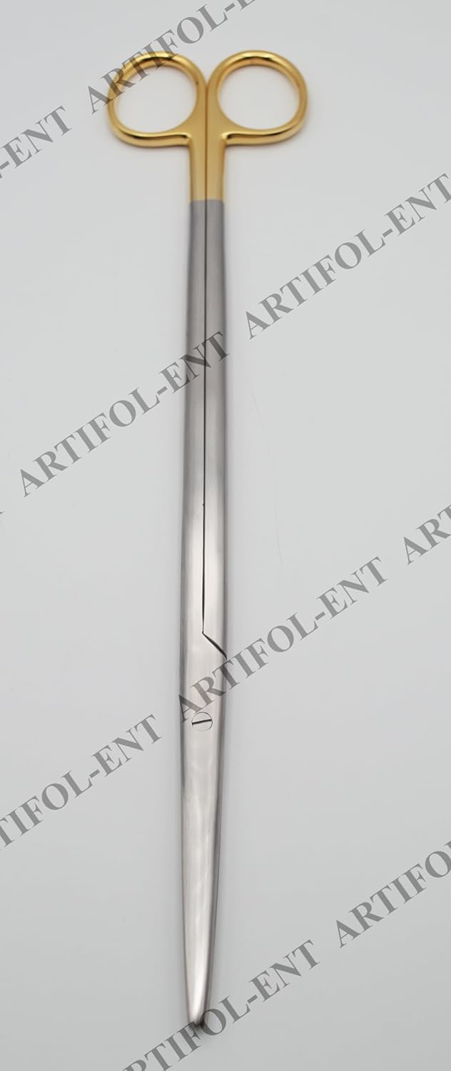 Elite TC Metzenbaum-Nelson Scissors – 28 cm Straight | Tungsten Carbide Edge | Long-Reach Slim Design #113910625
