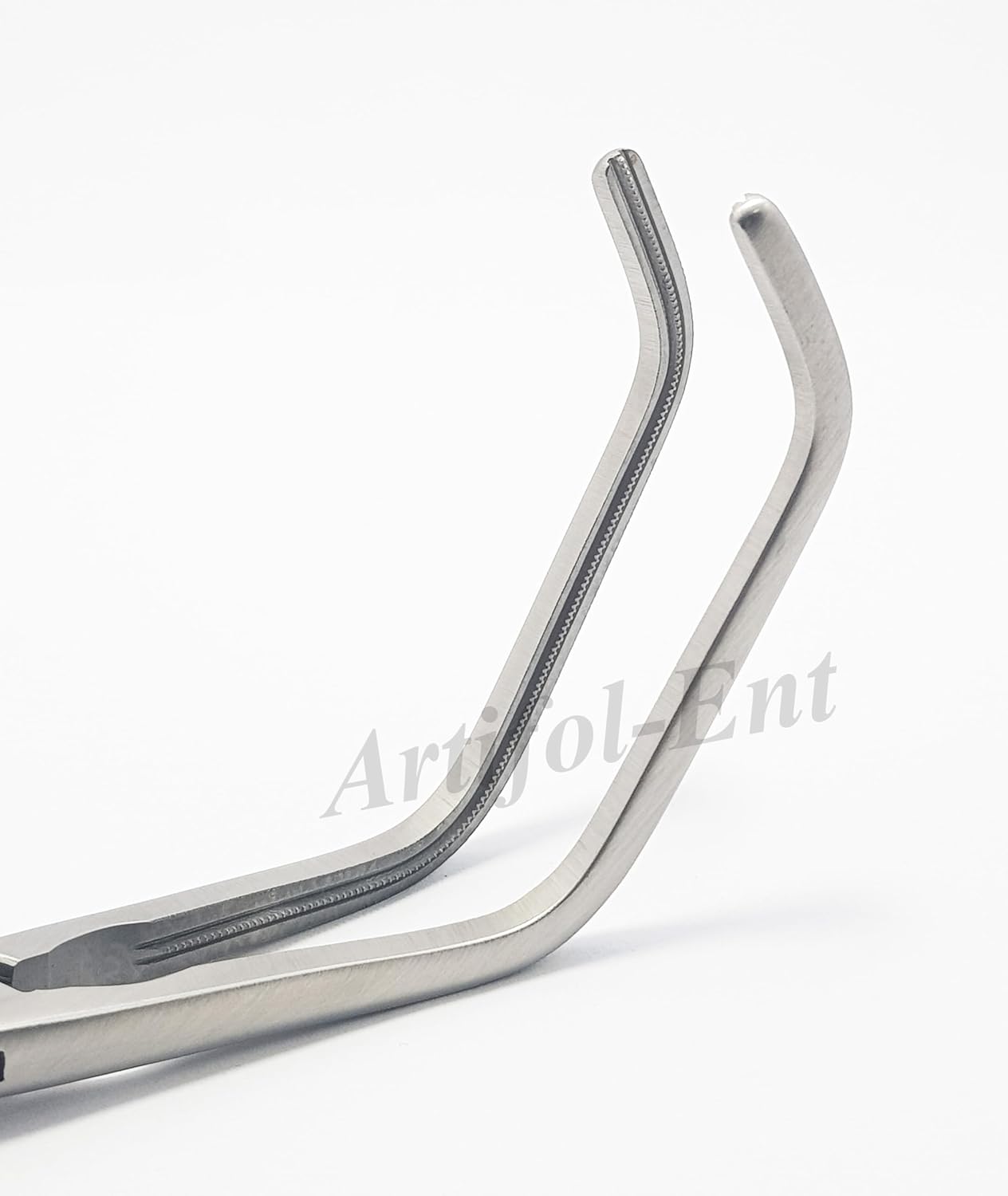 Satinsky DeBakey Atraumatic Clamp 25 cm (10") – Tangential Occlusion Surgical Forceps, 2-Piece Stainless Steel Set