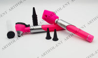 Artifol Student Home Use ENT Otoscope Examination Kit – Fiber Optic Diagnostic Set, Pink Color #OS1088