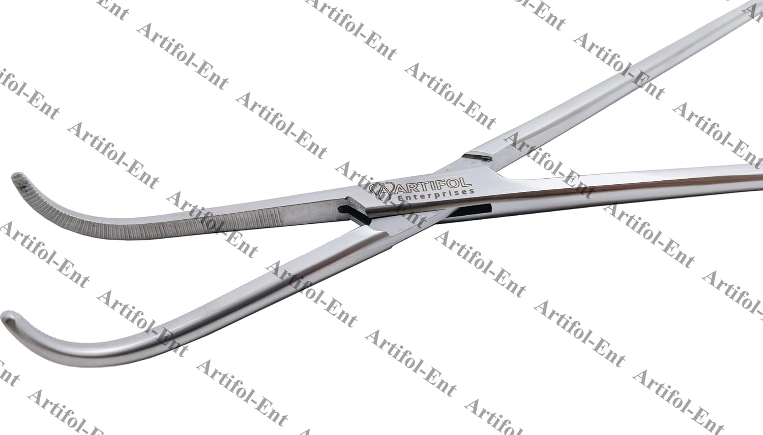 Overholt Geissendoerfer Arterienklemme – 27 cm gebogen | 3-teiliges Set | Edelstahl | Autoklavierbar #115910168