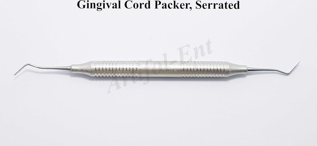 Gingival Cord Packer CSI1 – Double End Serrated Retraction Instrument | Ergonomic Hollow Handle | Stainless Steel Dental Restorative Tools | 3-Piece Set #GCPCSI16