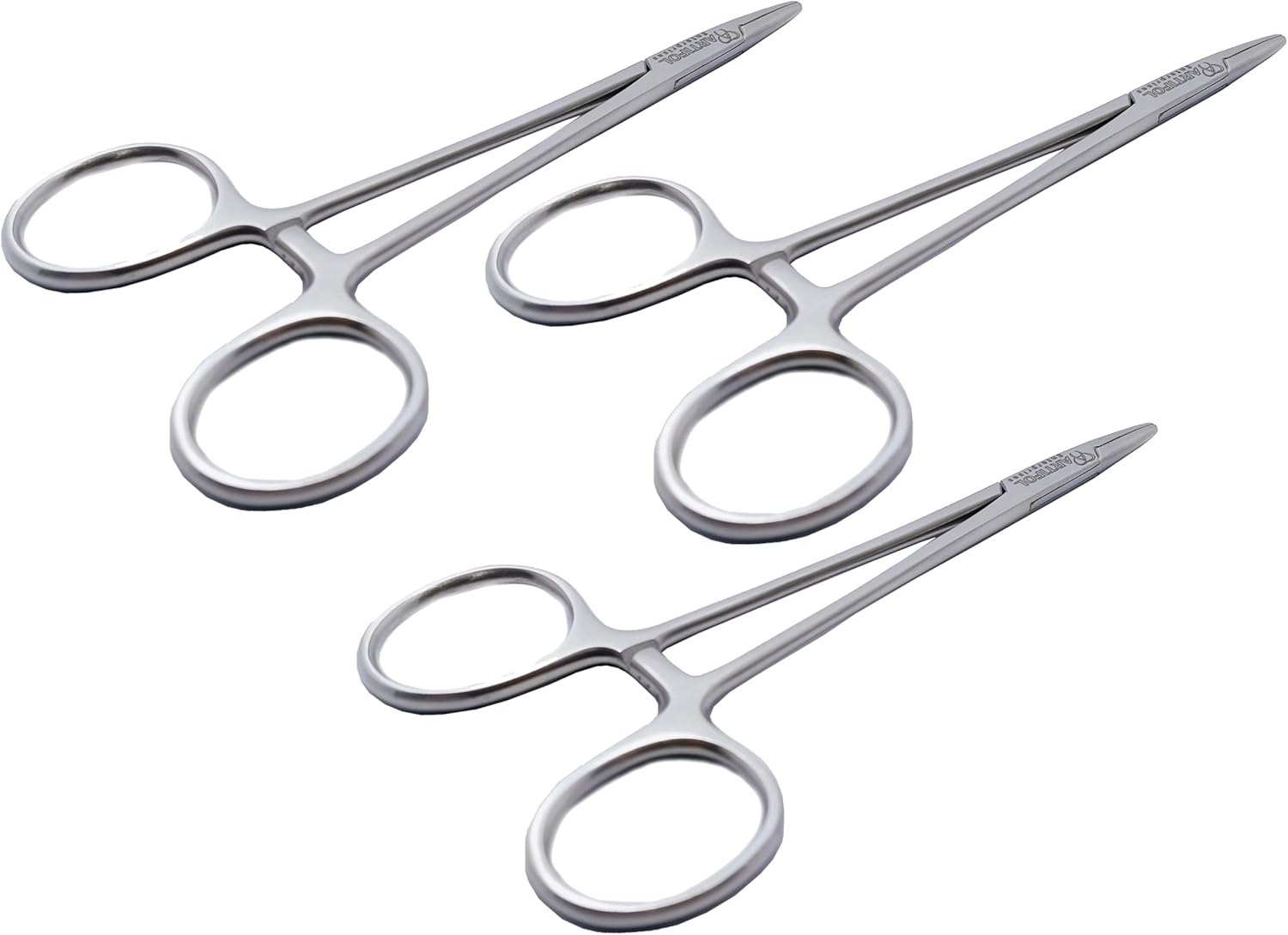 Halsey Needle Holder – 13 cm | 3 Pcs Set | Serrated Jaws for Precision Grip #132910139-1