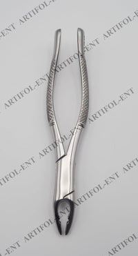 Serrated Grip Precision Extraction Forceps – Upper-Root Style 97E | High-Grade Stainless Steel Holding Tool | Strong Serrations, Secure Control & Durable Build | Ideal for Crafting #FX97E