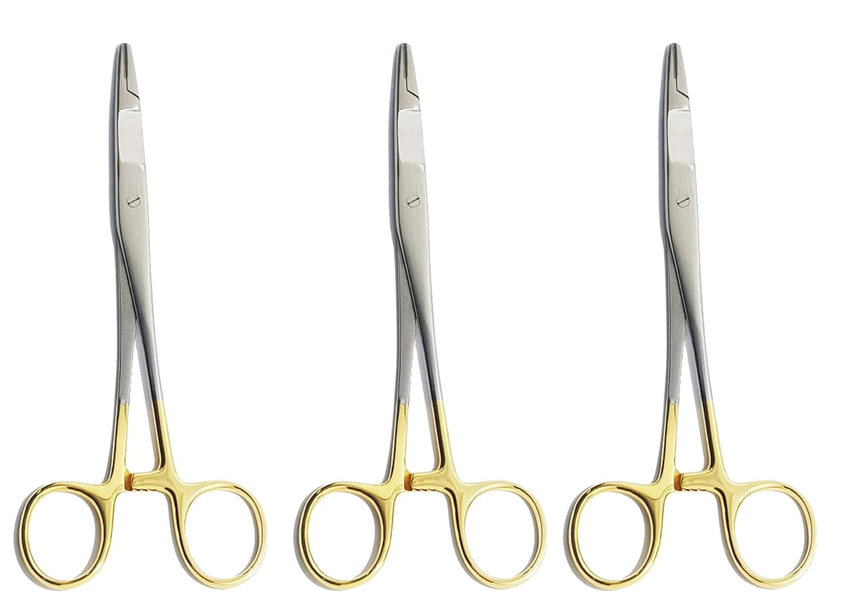 TC Olsen Hegar Needle Holder Driver – Tungsten Carbide Inserts Surgical Suturing Instrument | Stainless Steel | 3 Pcs #132910161