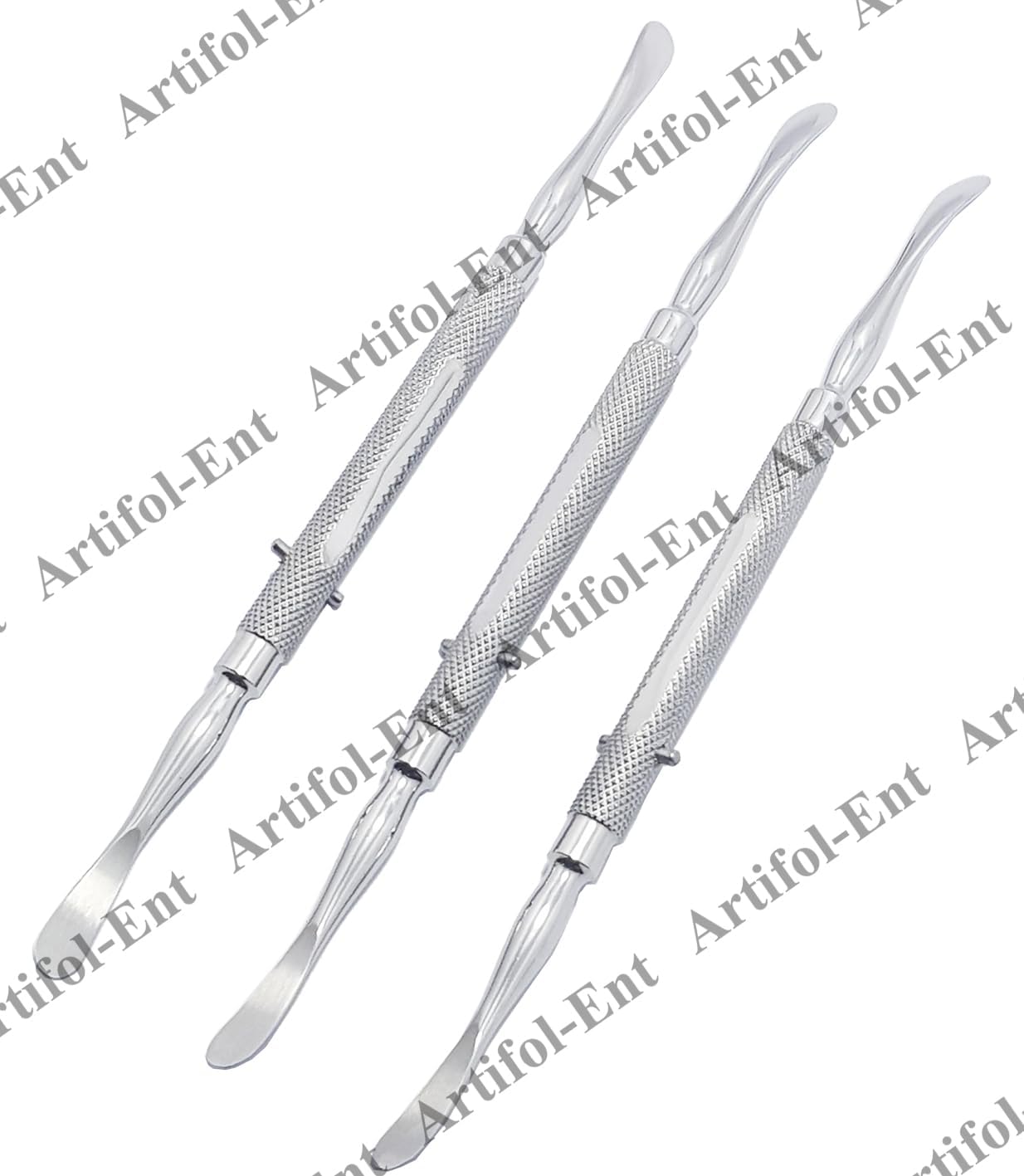 Freer Septum Nasal Elevator – 18 cm (7") | Stainless Steel ENT Surgical Instrument | 3-Piece Set #123910008 | Reusable & Autoclavable