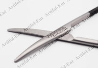 Elite Baby Metzenbaum „Super-Cut“ Schere – 12,5 cm gebogen | Professioneller Edelstahl | Rasiermesserscharfe und mikrogezahnte Präzisionsklinge