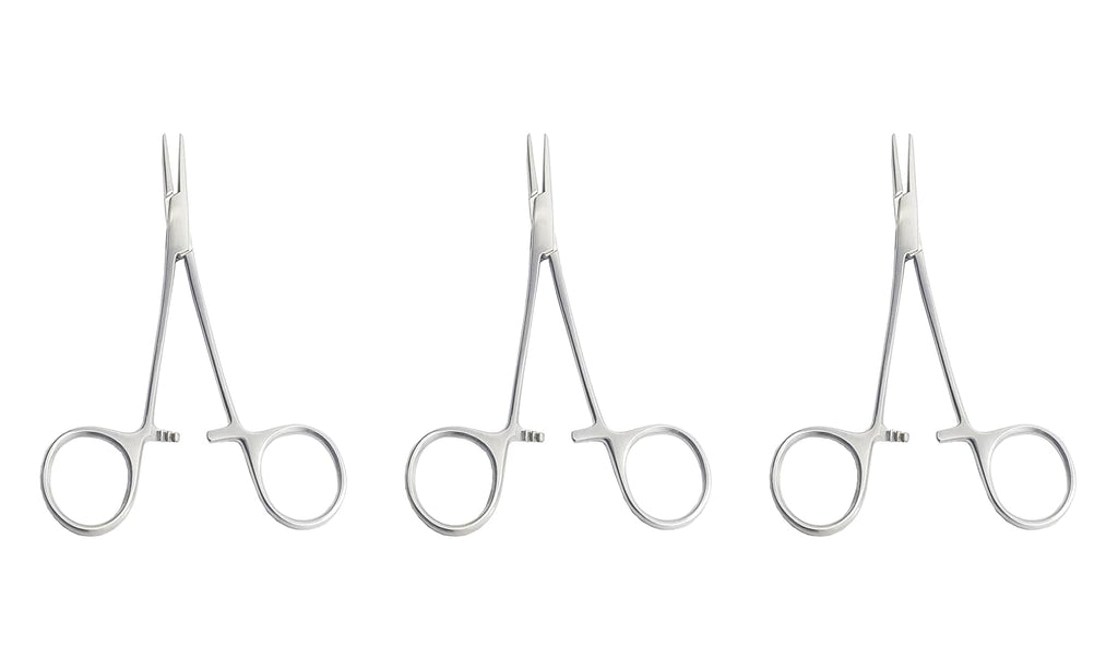 Micro Mosquito Artery Forceps – Curved & Straight, 12 cm (4.75") |  Dental Clamp Set (3 Pcs) Set  115910075