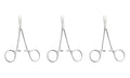 Micro Mosquito Artery Forceps – Curved & Straight, 12 cm (4.75") |  Dental Clamp Set (3 Pcs) Set  115910075