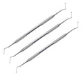 3 Pcs Dental Endodontic Spoon Excavators 17cm Double Ended 33L Stainless Steel Restorative Endo Instruments # EXC33L