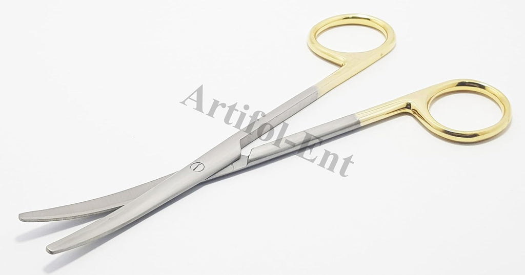 TC Lexer Scissors Curved 16 cm | Tungsten Carbide Cutting Edges | Stainless Steel Surgical Scissors #113910640