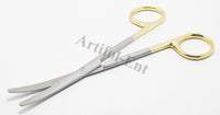 TC Lexer Scissors Curved 16 cm | Tungsten Carbide Cutting Edges | Stainless Steel Surgical Scissors #113910640