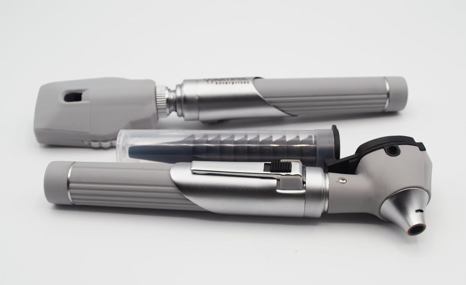 Student Home Use New Ent Otoscope & Ophthalmoscopes Examination Kit Fiber Optic Diagnostic Set Black Color OS1015