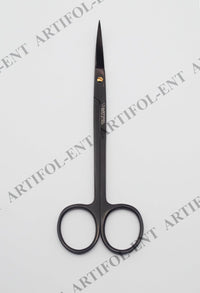 Elite TC Joseph Precision Scissors – 14.5 cm Curved | Tungsten Carbide Edge | Stealth Black Professional Finish